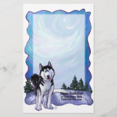 Husky Stationery Briefpapier (Vorderseite)