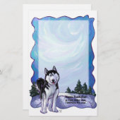 Husky Stationery Briefpapier (Vorne/Hinten)