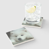 Husky Steinuntersetzer (Seitenansicht)