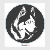 Husky Stickers Siberian Husky Malamute Decals Aufkleber (Blatt)