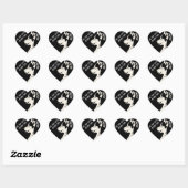Husky Stickers Siberian Husky Malamute Stickers (Blatt)
