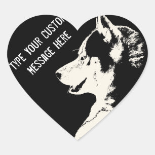 Husky Stickers Siberian Husky Malamute Stickers
