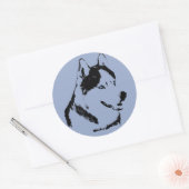 Husky Stickers Siberian Husky Malamute Stickers (Umschlag)