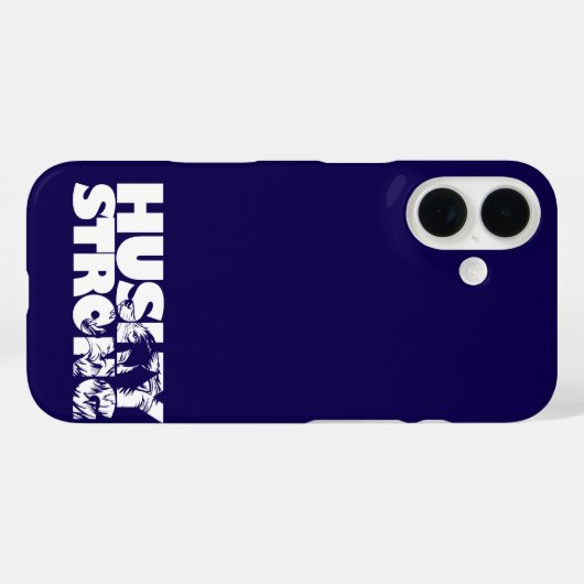 Husky Strong Case-Mate iPhone Hülle (Rückseite (Horizontal))
