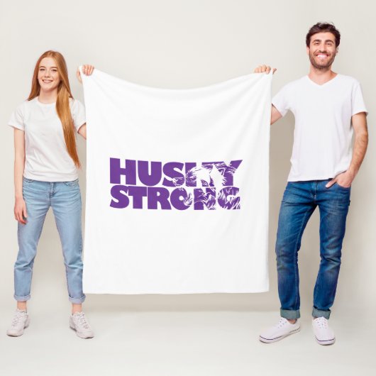 Husky Strong Fleece Blanket (Beispiel)