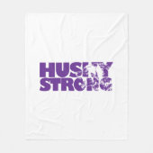 Husky Strong Fleece Blanket (Vorderseite)