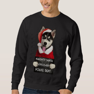 Husky Syberian Santa Xmas Sweatshirt