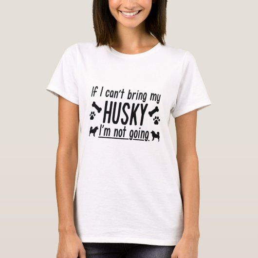 Husky T-Shirt (Vorderseite)