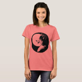 Husky-T - Shirt Frauen Sibirisches Husky-Bio Shirt (Vorne ganz)