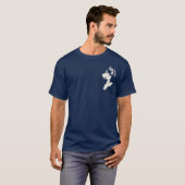 Husky T - Shirt Husky / Wolf Art T-Shirt Hundeshir (Vorne ganz)