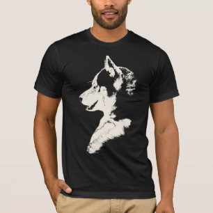 Husky T-Shirt Husky / Wolf Art Tee Hundeshirts
