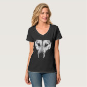 Husky T - Shirt Husky Women's Wolf Art T-Shirts Sh (Vorderseite Vollansicht)