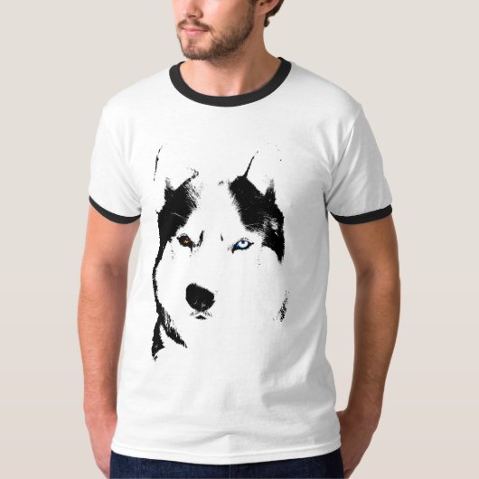 Husky T - Shirt Wolf Husky Kid Sled Dog Husky Shir (Vorderseite)