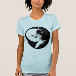 Husky T - Shirt Womens Husky Malamute Tee Shirts