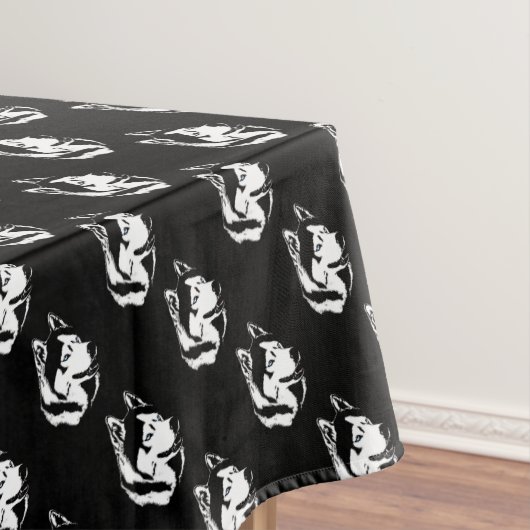 Husky Tablecloth Husky Malamute Art Tableclout Tischdecke (Beispiel)