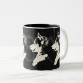 Husky Tasse Coffee Cup Cooler sibirischer Husky Cu (VorderseiteRechts)