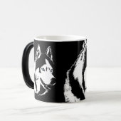 Husky Tasse Coffee Cup Cooler sibirischer Husky Cu (Vorderseite Links)