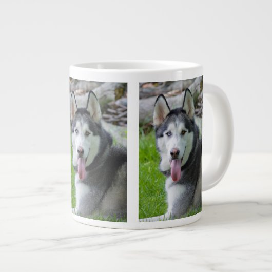 Husky-Tasse Jumbo-Tasse (Vorderseite Rechts)