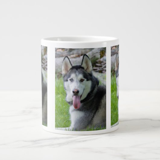 Husky-Tasse Jumbo-Tasse (Vorderseite)