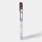 Husky trägt einen roten Winterskarf Case-Mate iPhone Hülle (Rückseite / Links)