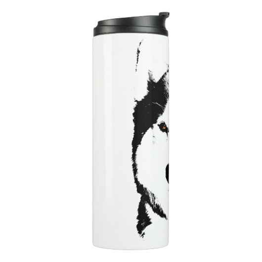 Husky Tumbler Tasse Custom Bi-eye Husky Trinkbehäl (Nach links gedreht)