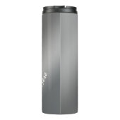 Husky Tumbler Tasse Custom Husky Puppy & Gips (Rückseite)