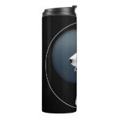 Husky Tumbler Tasse Custom Husky Puppy & Gips (Nach links gedreht)