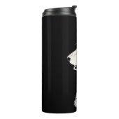 Husky Tumbler Tasse Custom Husky Puppy & Gips (Nach links gedreht)