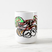 Husky- und Pumpkin-Zeit Kaffeetasse (Mittel)