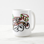 Husky- und Pumpkin-Zeit Kaffeetasse (VorderseiteRechts)