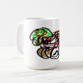 Husky- und Pumpkin-Zeit Kaffeetasse (Vorderseite Links)