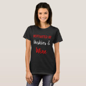 Husky und Weine T-Shirt (Vorne ganz)