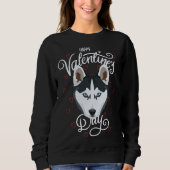 Husky Valentine s Day Sweatshirt (Vorderseite)