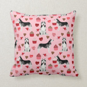 Husky-Valentinstag-Hundekissen Kissen