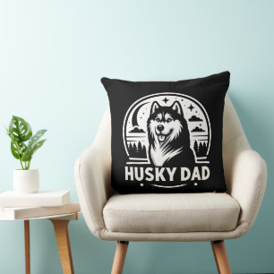 Husky Vater Gift Dog Eigentümer Siberischer Huskie Kissen