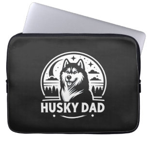 Husky Vater Gift Dog Eigentümer Siberischer Huskie Laptopschutzhülle