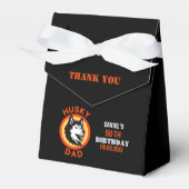 Husky Vater, Hund Vater Birthday Gefallen Box Geschenkschachtel (Vorderseite)