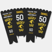 Husky Vater, Hund Vater Birthday Gefallen Box Geschenkschachtel (Ungeklappt)