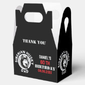 Husky Vater, Hund Vater Birthday Gefallen Box Geschenkschachtel (Geöffnet)