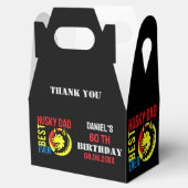 Husky Vater, Hund Vater Birthday Gefallen Box Geschenkschachtel (Geöffnet)