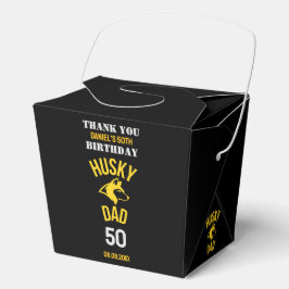 Husky Vater, Hund Vater Birthday Gefallen Box Geschenkschachtel