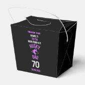 Husky Vater, Hund Vater Birthday Gefallen Box Geschenkschachtel (Rückseite)