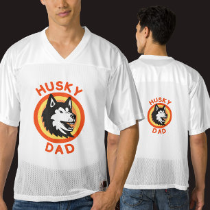 Husky-Vater, Hund-Vater Männer Football Trikot