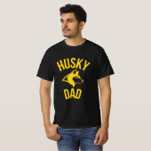 Husky-Vater, Hund-Vater T-Shirt (Vorne ganz)
