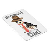 Husky Vater Magnet (Rechte Seite)