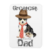 Husky Vater Magnet (Vertikal)