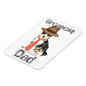 Husky Vater Magnet (Linke Seite)