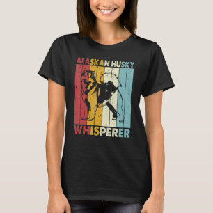 Husky-Vater-Mutter-Flüsterer Vintage Alaskan Husky T-Shirt