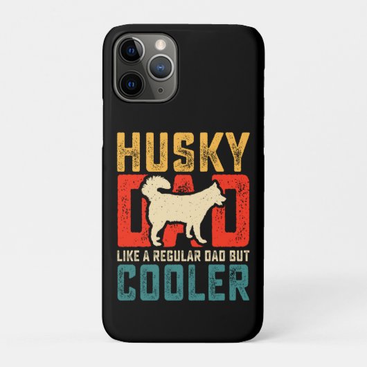 Husky Vater, Regular Vater Zum Coolness Funny hina Case-Mate iPhone Hülle (Rückseite)