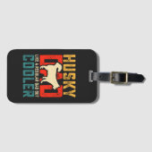 Husky Vater, Regular Vater Zum Coolness Funny hina Gepäckanhänger (Vorderseite (Horizontal))